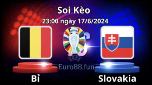 Soi kèo Bỉ vs Slovakia